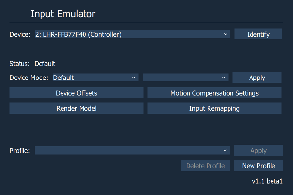 openvr input emulator playspace mover