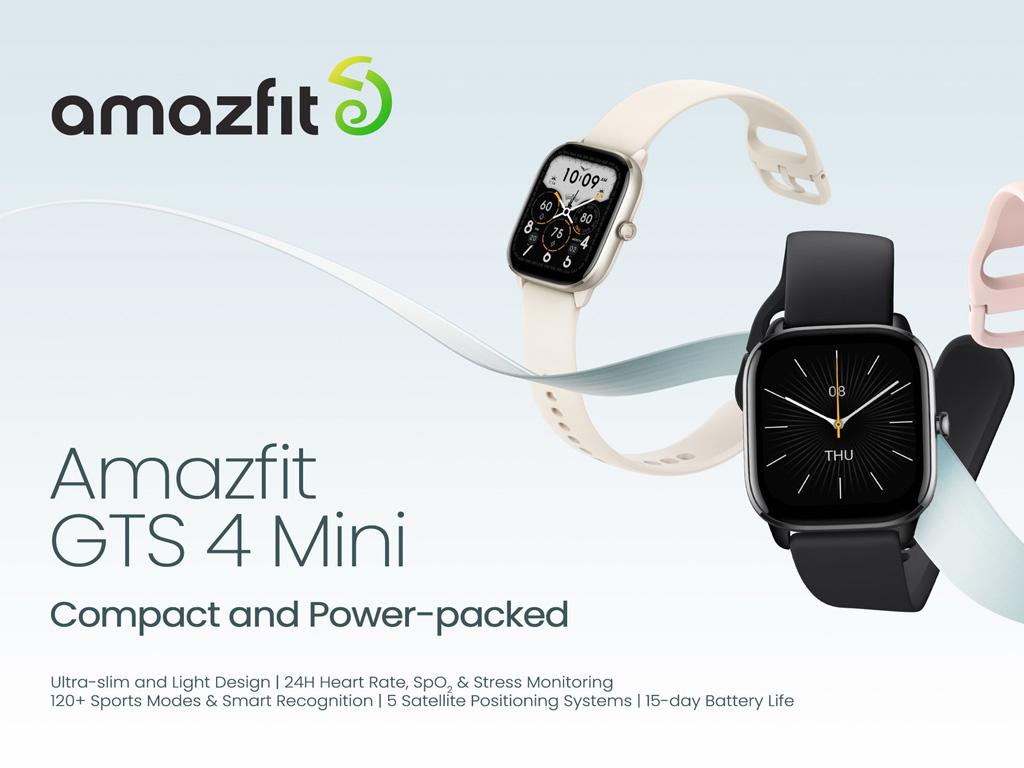 Amazfit Luncurkan GTS 4 Mini, Jam Tangan Pintar Kompak & Stylish