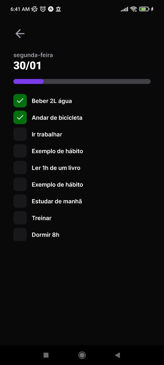 Completando hábitos