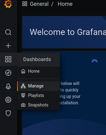 Grafana Dashboards Manage