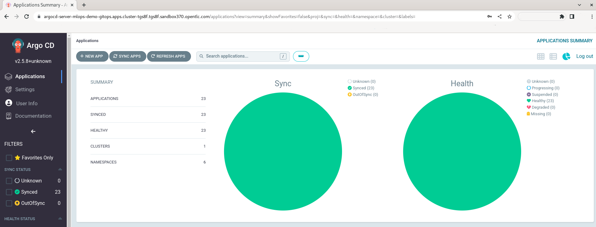 Sync application