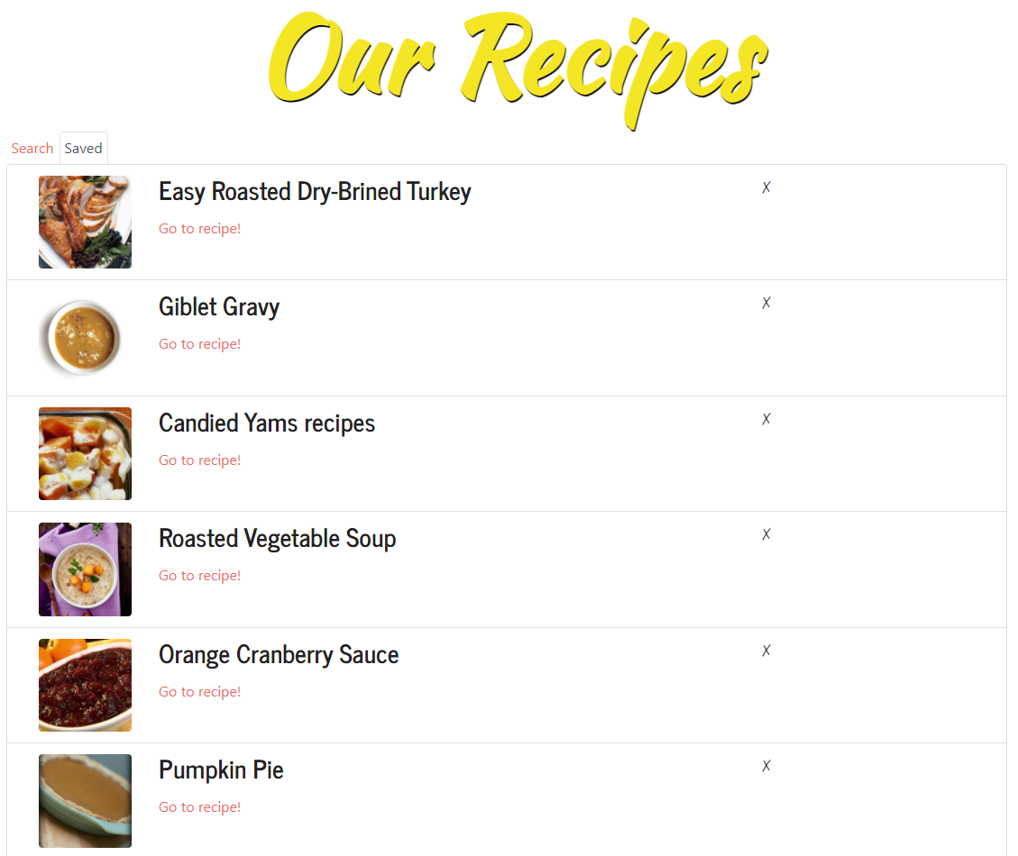 Recipes-Screenshot