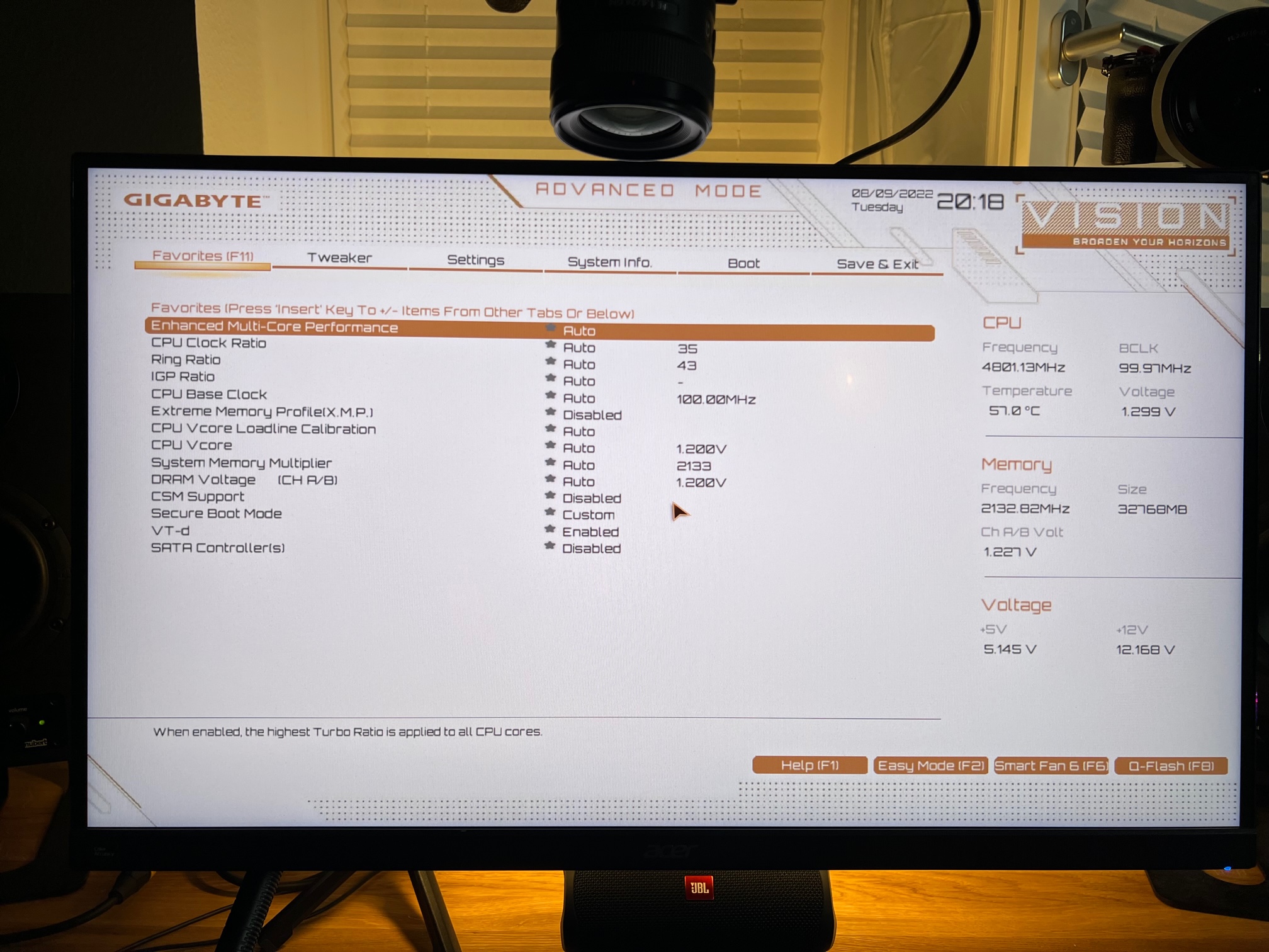 BIOS settings #1