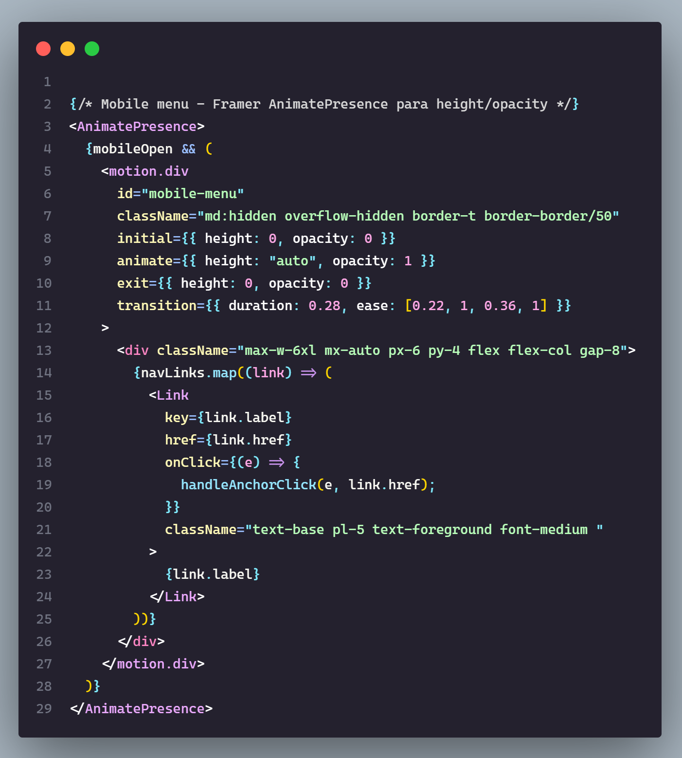 Funky Dark — TSX code