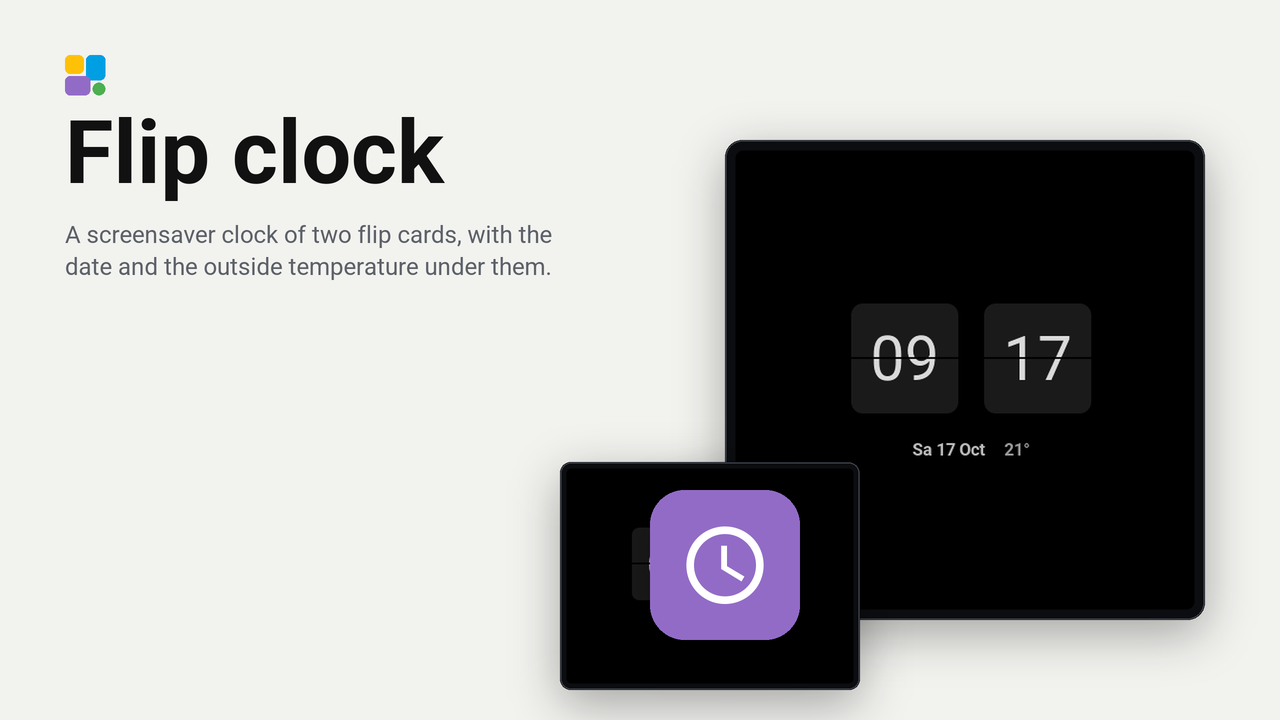 Flip clock plugin preview