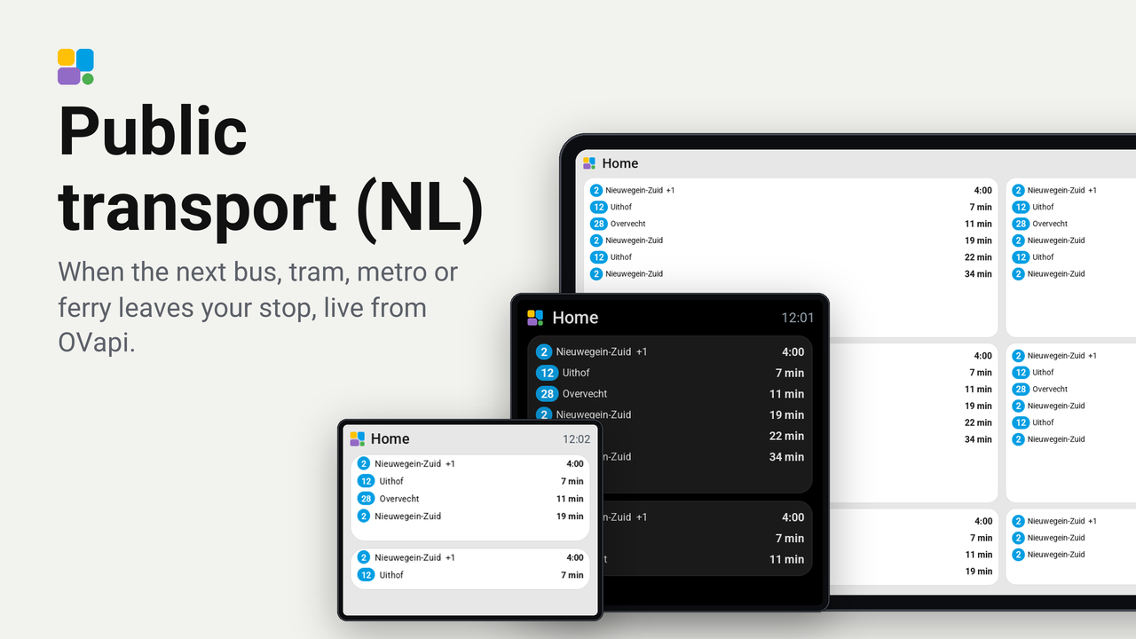 Public transport (NL) plugin preview
