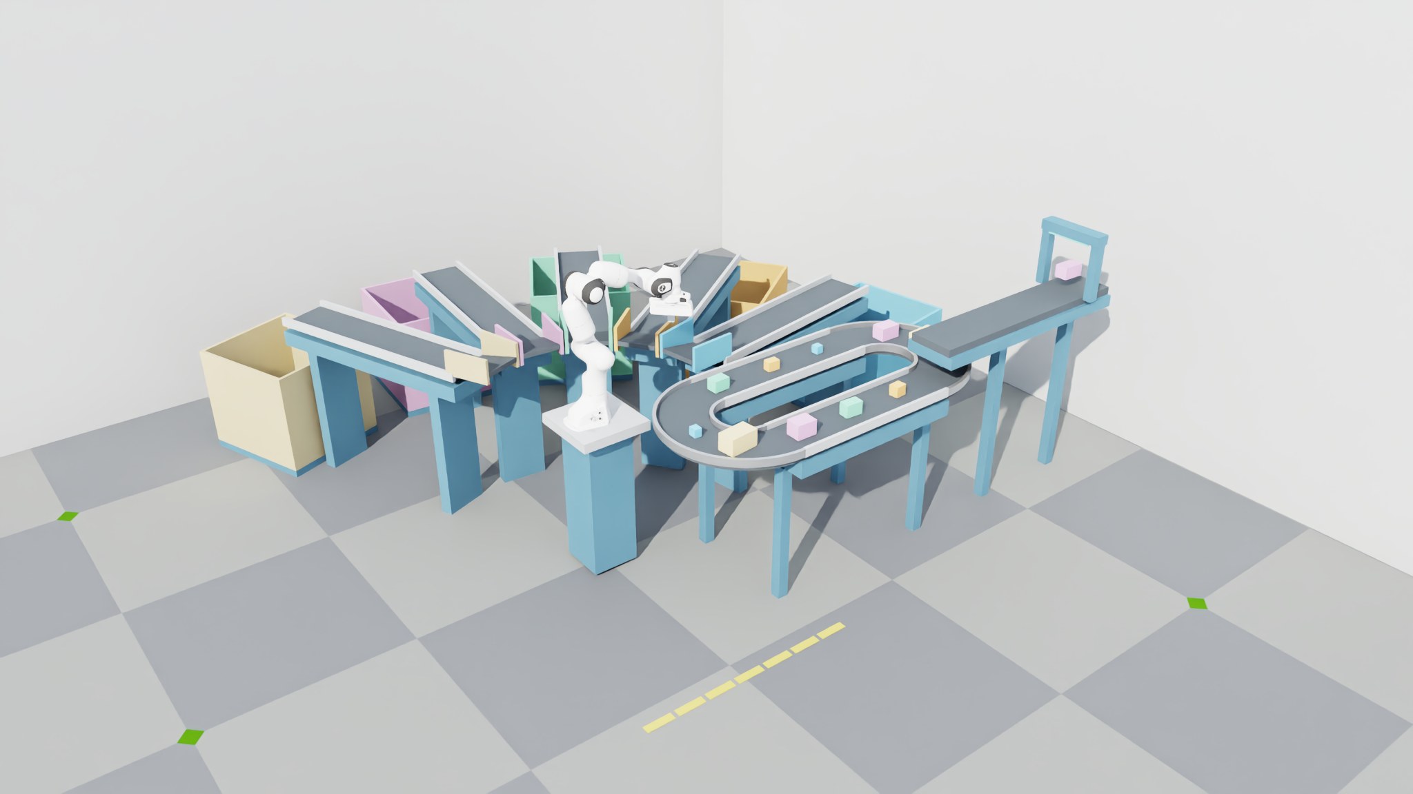 Franka suction sorting