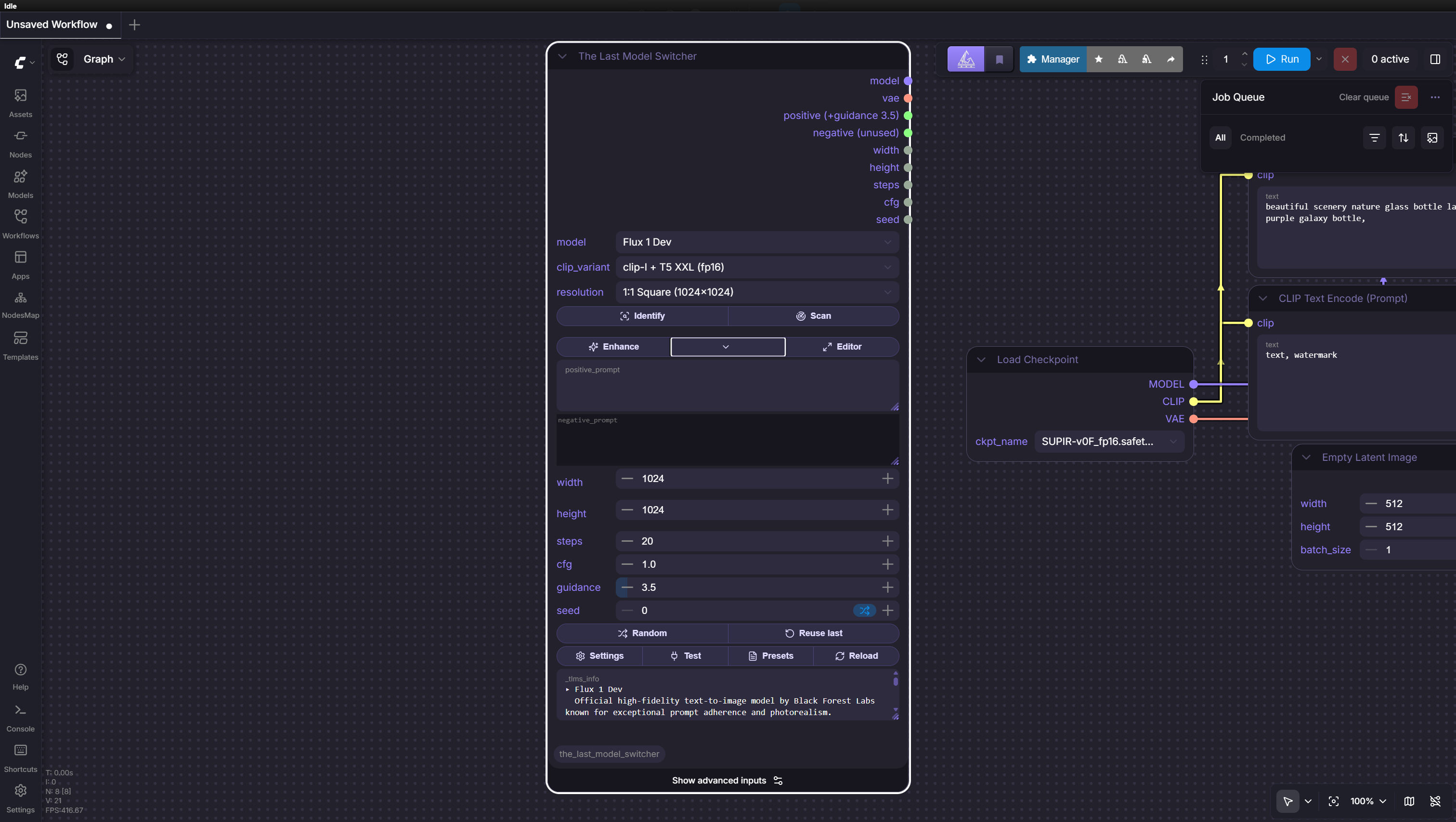 The Last Model Switcher node