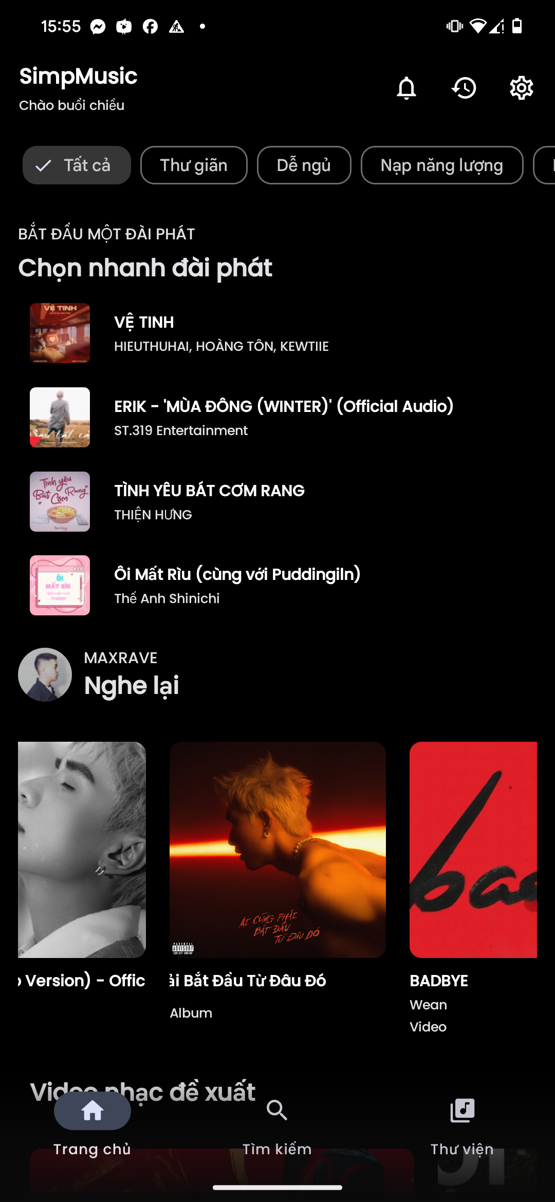 Screenshot 1 of SimpMusic — opens full size