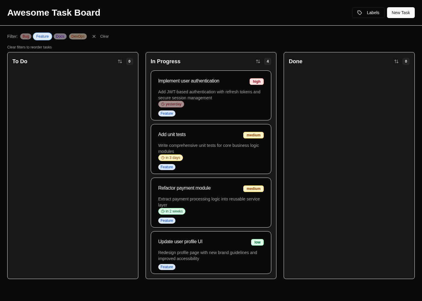Label Filtering