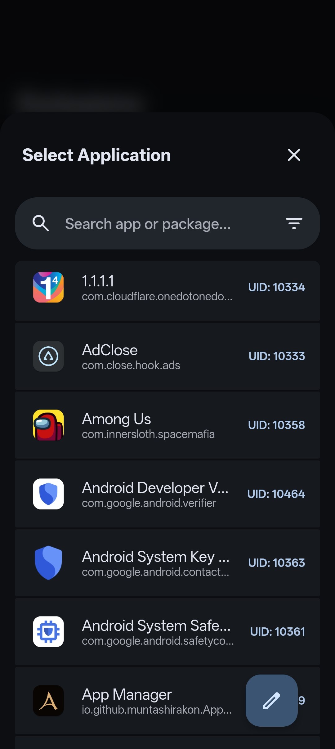 App Selector