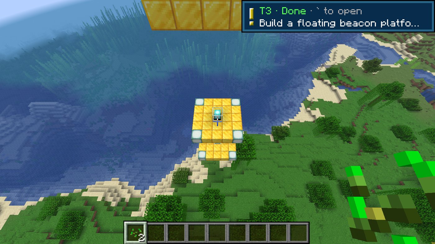 What it built, with the single "Done" toast