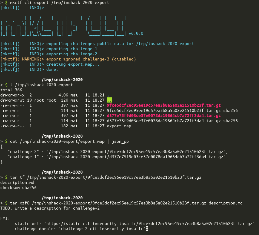 mkctf-cli enum screenshot