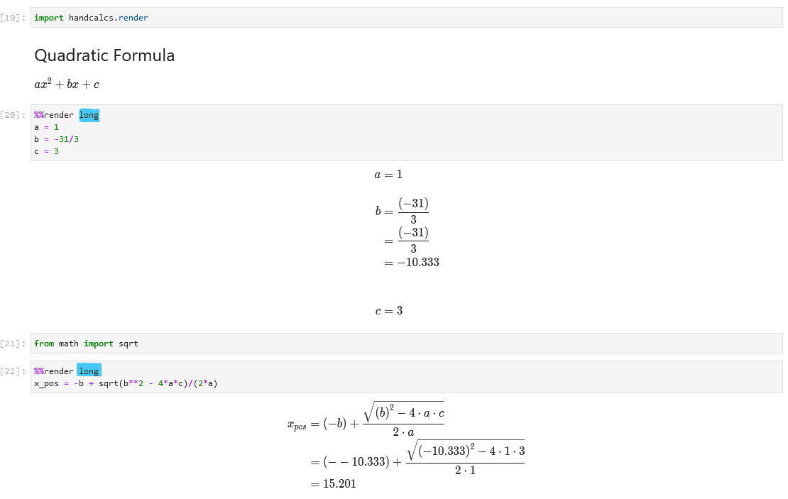 Long override example