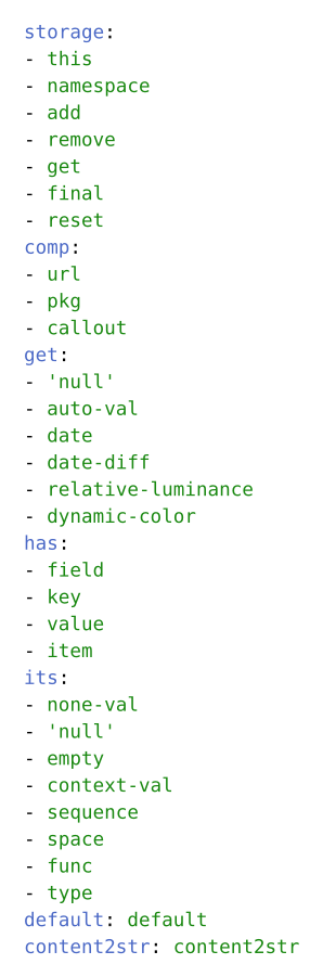 YAML module structure