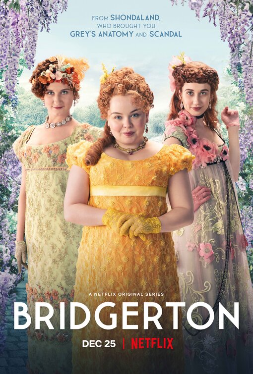Bridgerton romantic series poster