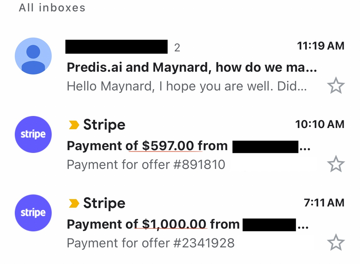 Multiple payments same day