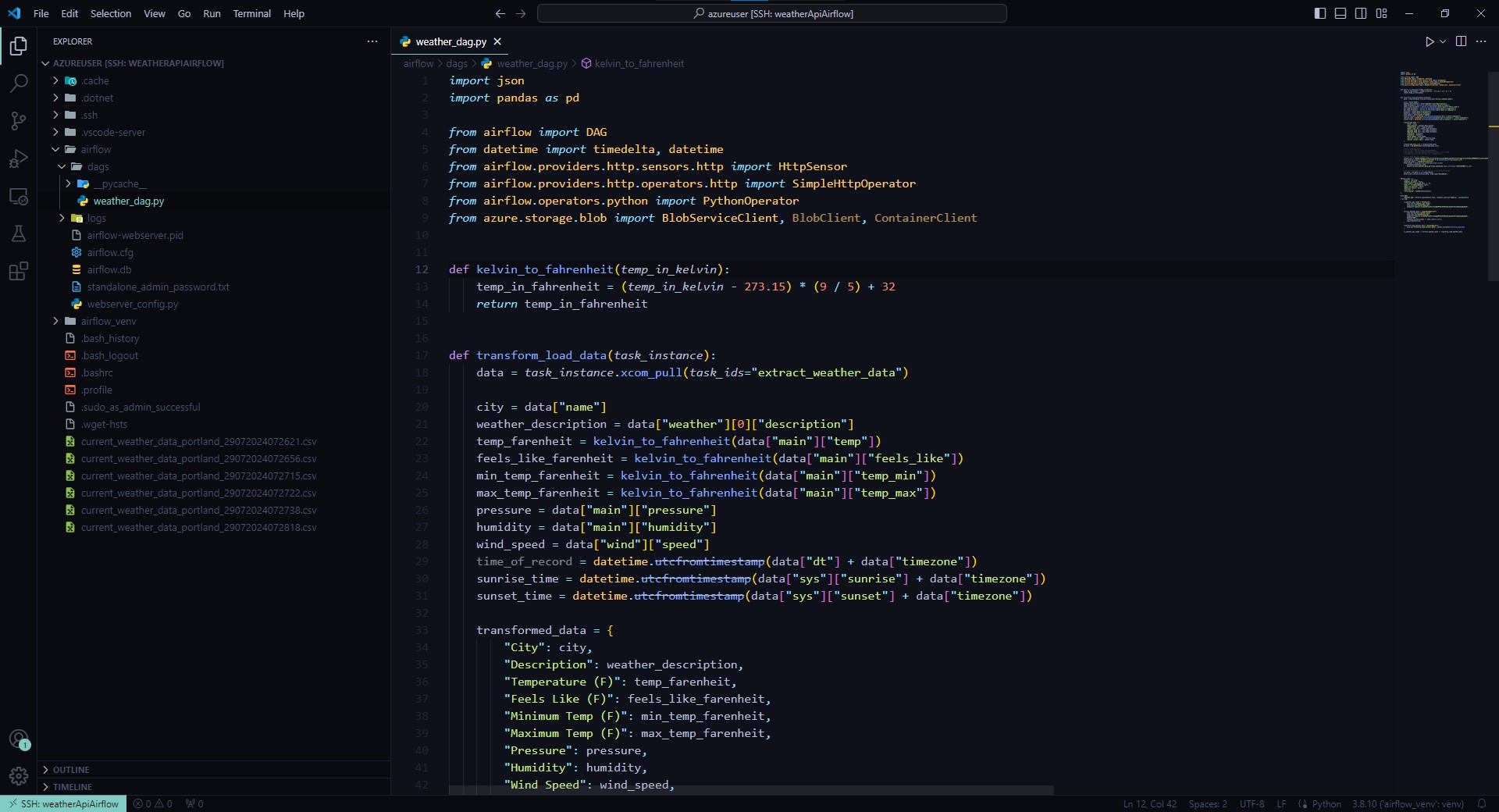 ETL Pipeline Code