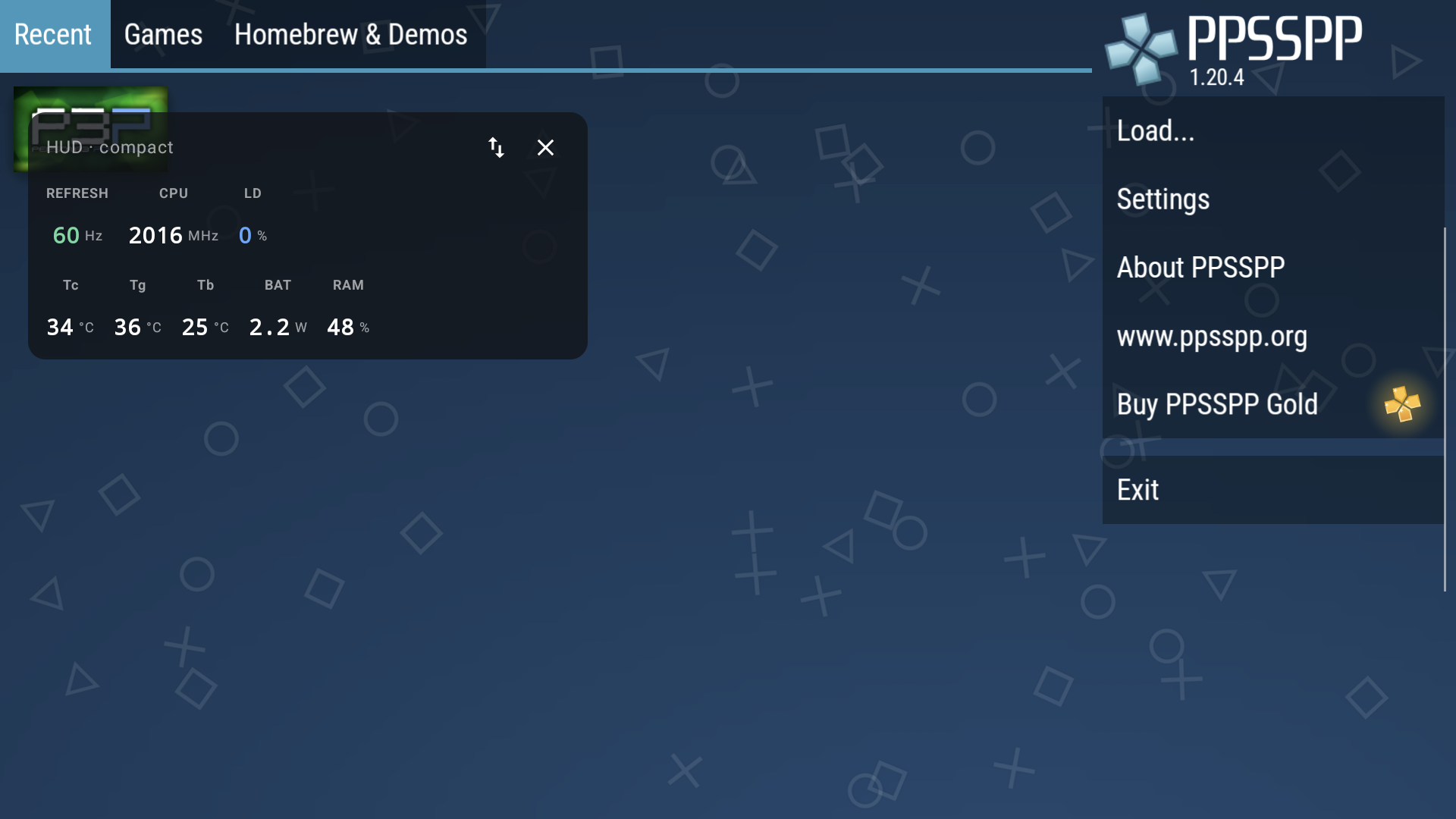 In-game HUD overlay