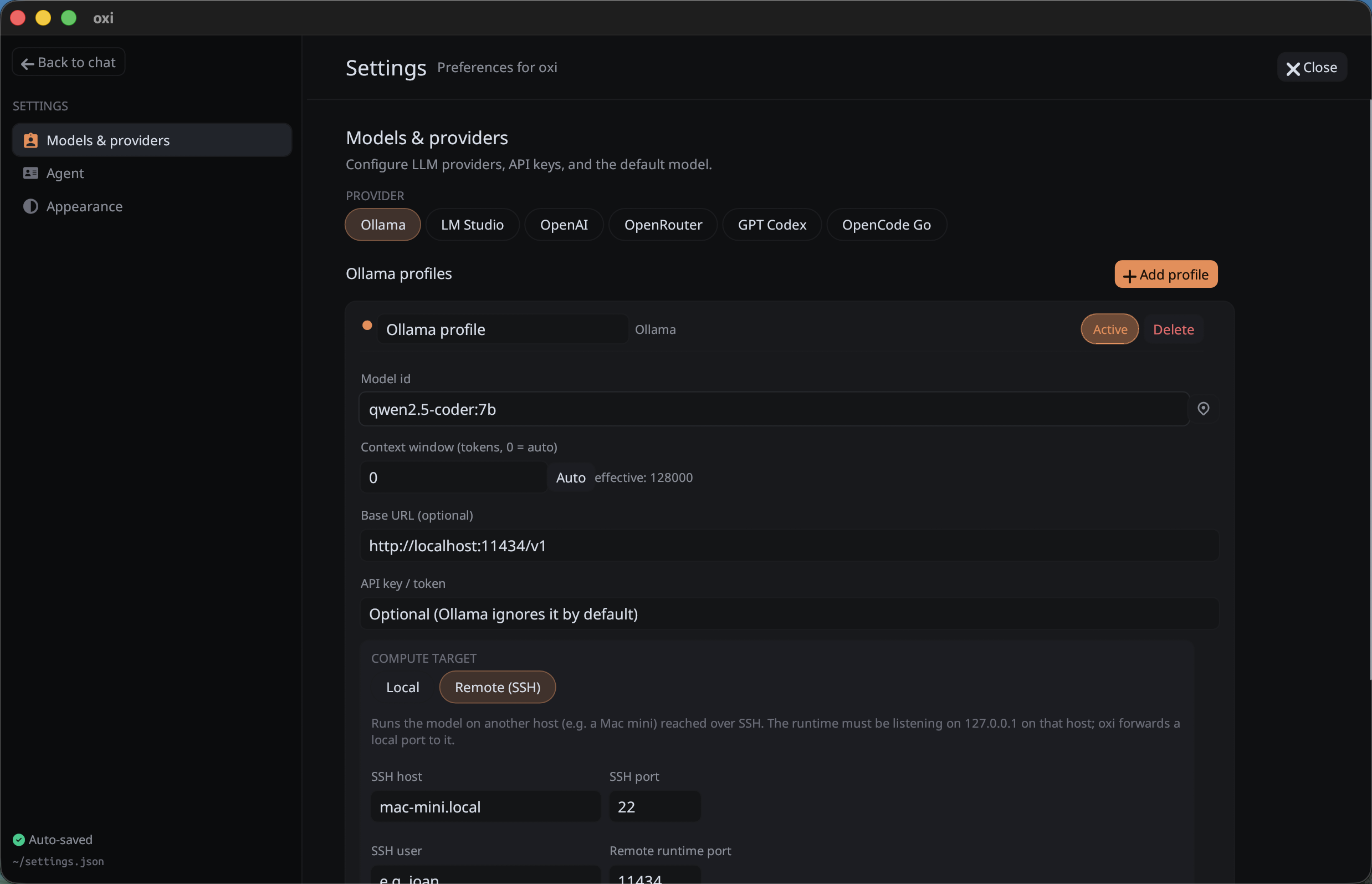 SSH remote compute