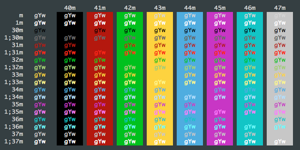 iterm color schemes