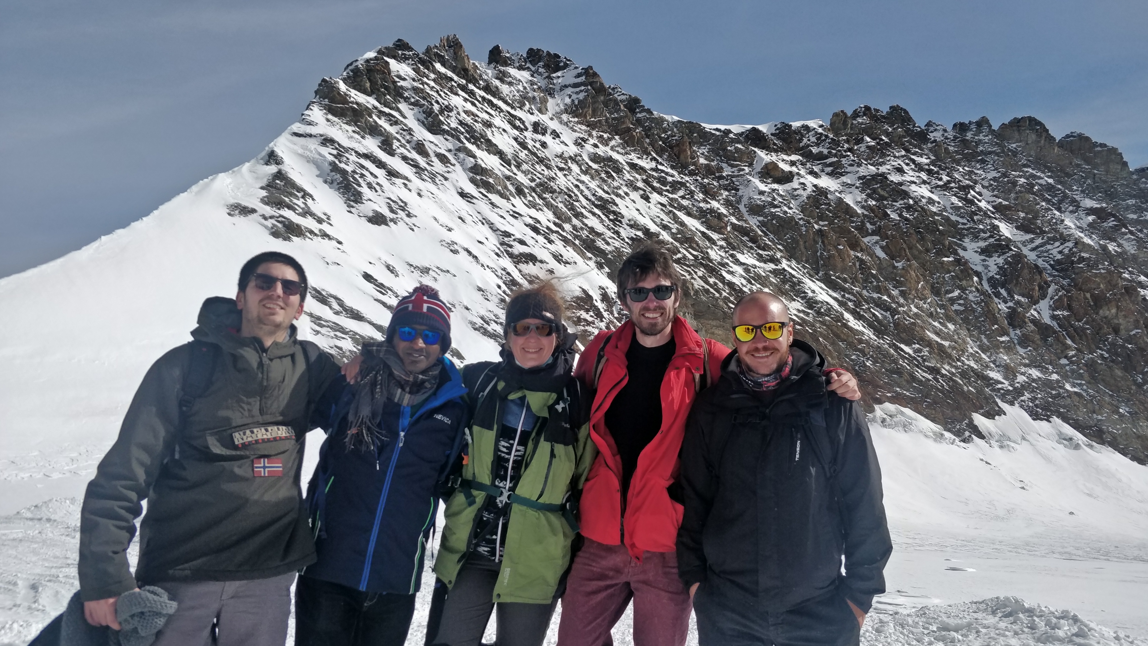 Our group at Jungfraujoch