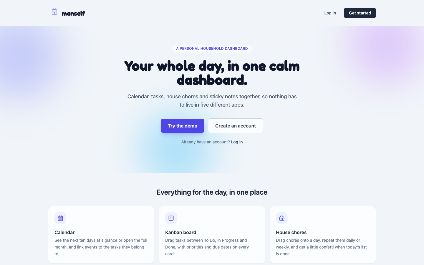 Landing page