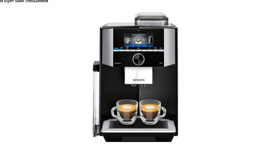 Image of the coffee machine from the Siemens website