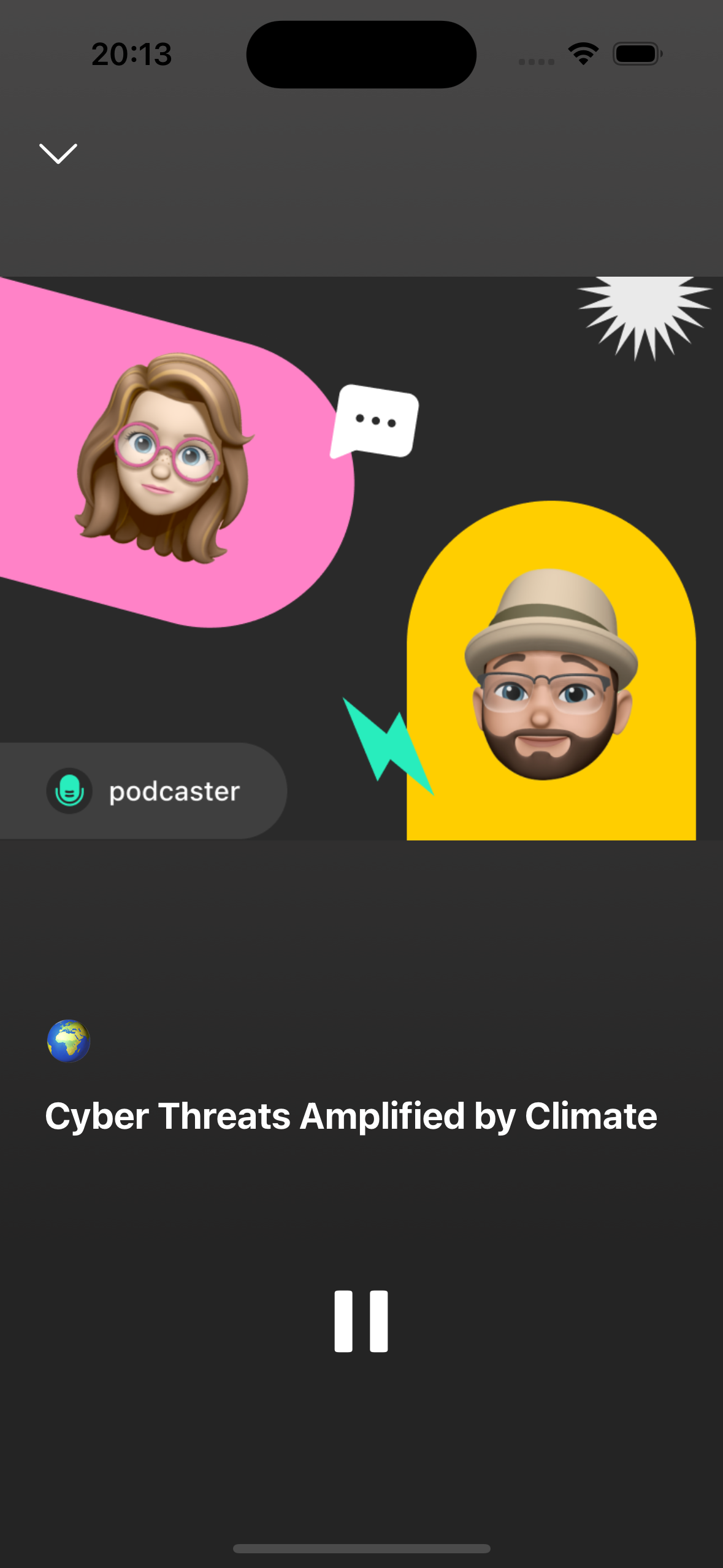 Podcast Screen