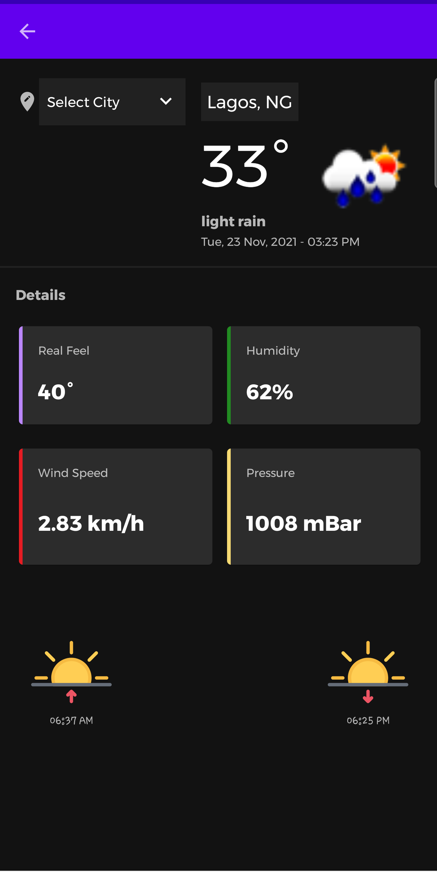 GitHub - mbobiosio/OpenWeatherApp: Simple Android application show ...