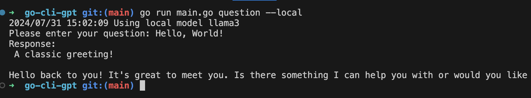 Local Llama question