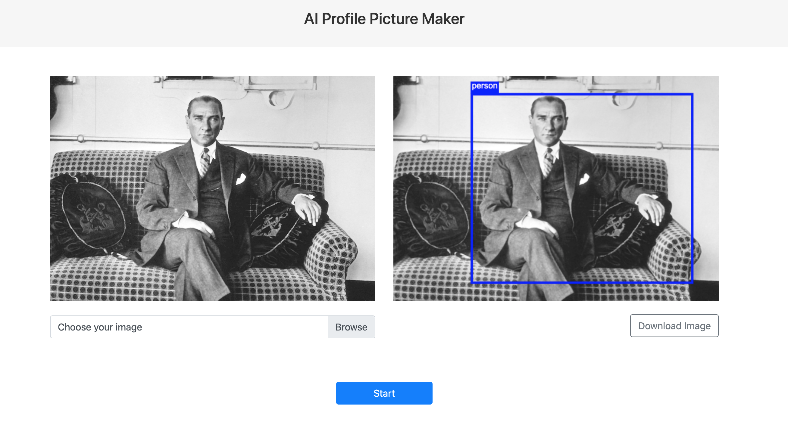AI profile picture maker