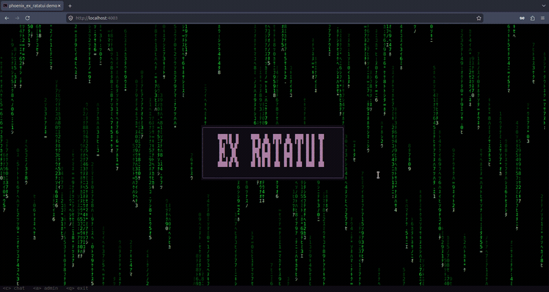 PhoenixExRatatui Demo