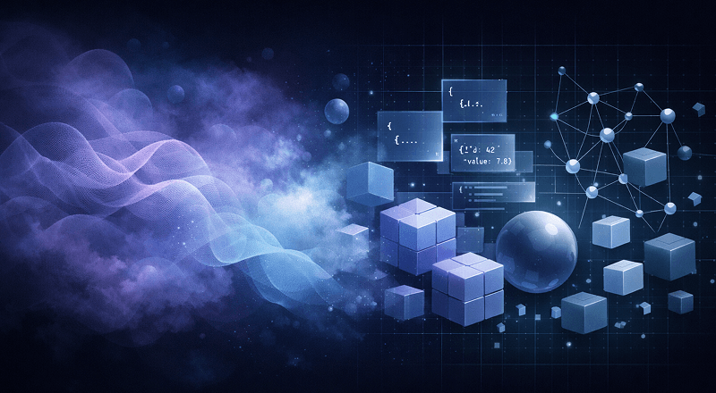 Abstract representation of data and Vague