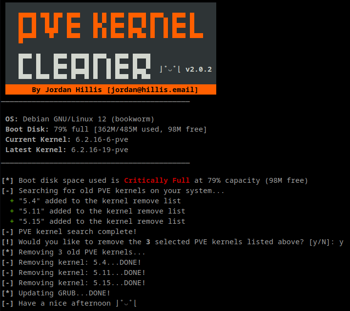 PVEKCLEAN Example