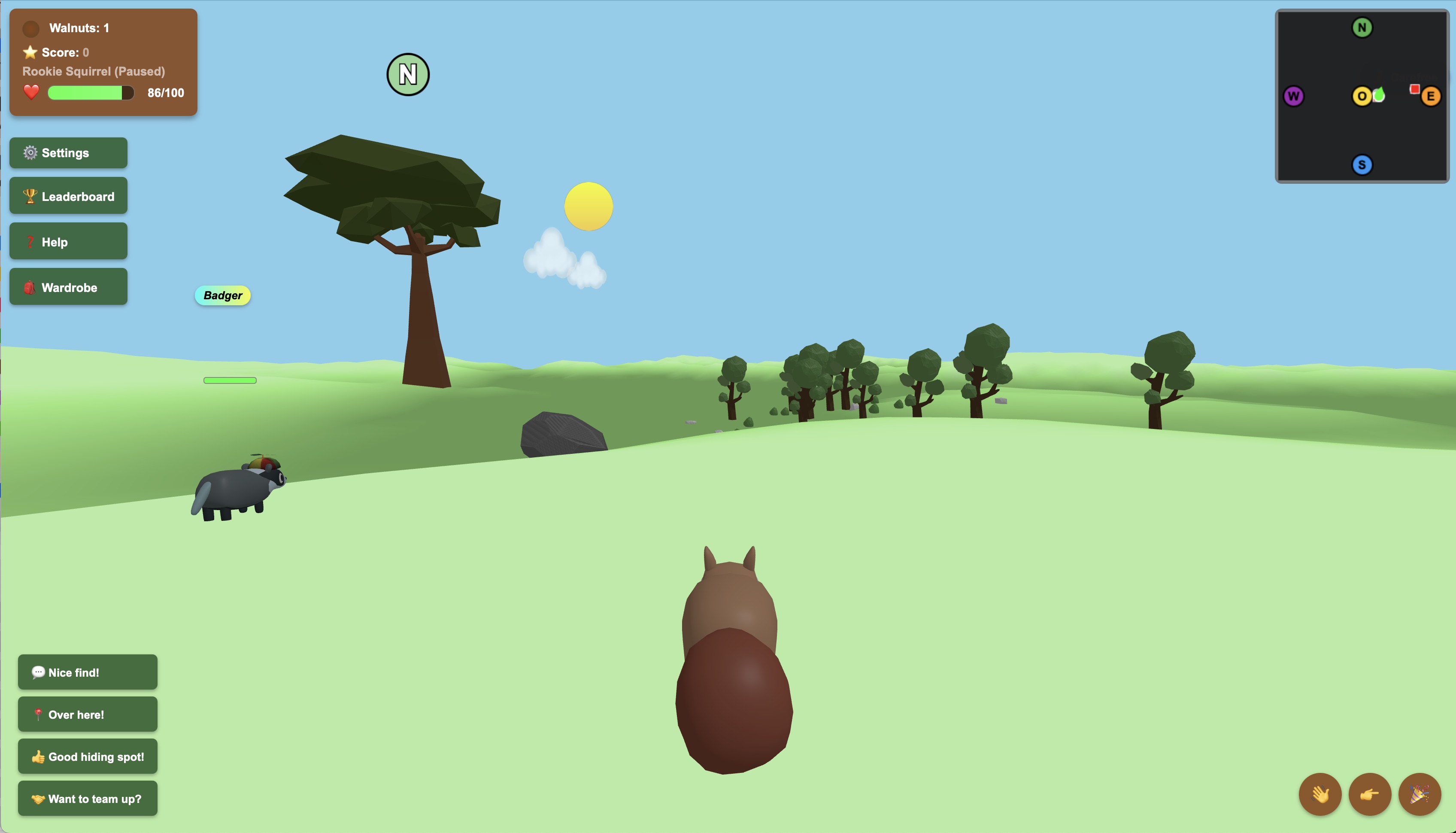 Hidden Walnuts gameplay screenshot