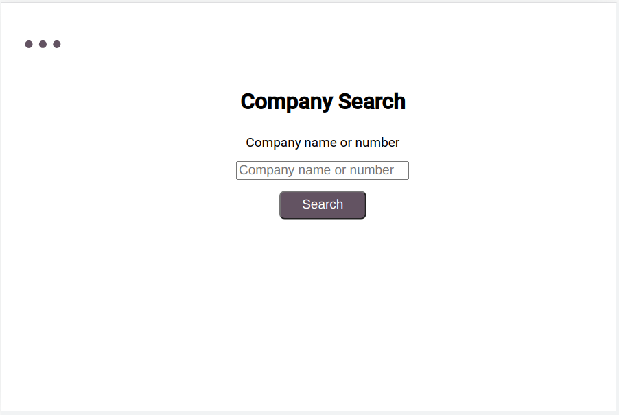 Company Search