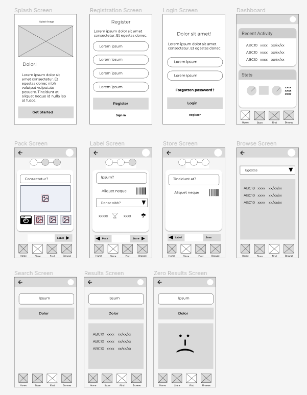 Wireframes