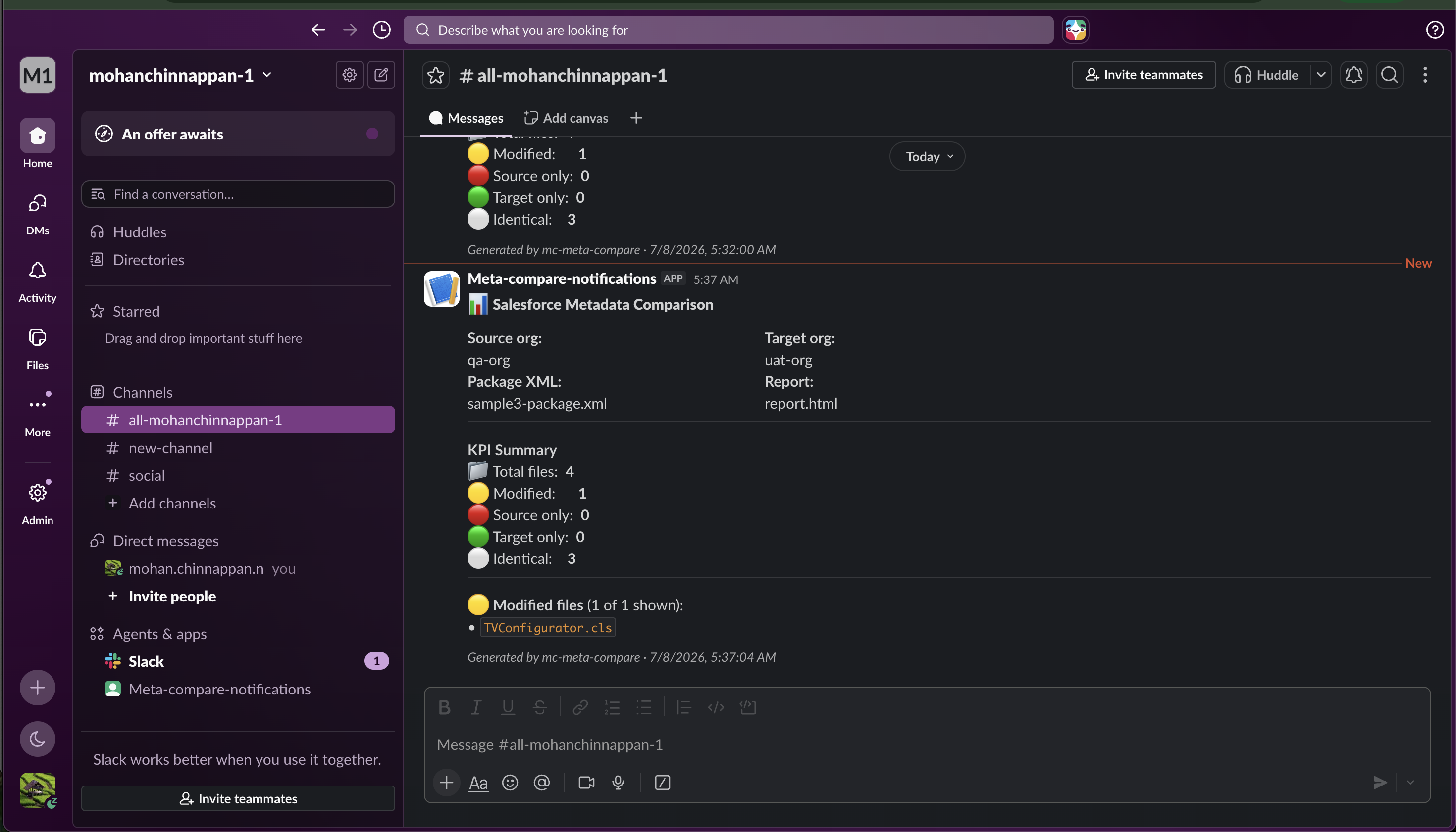 Meta-compare-slack