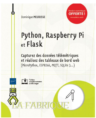 Python, Raspberry Pi et Flask - Capturez des données témétriques et réalisez des tableaux de board Web