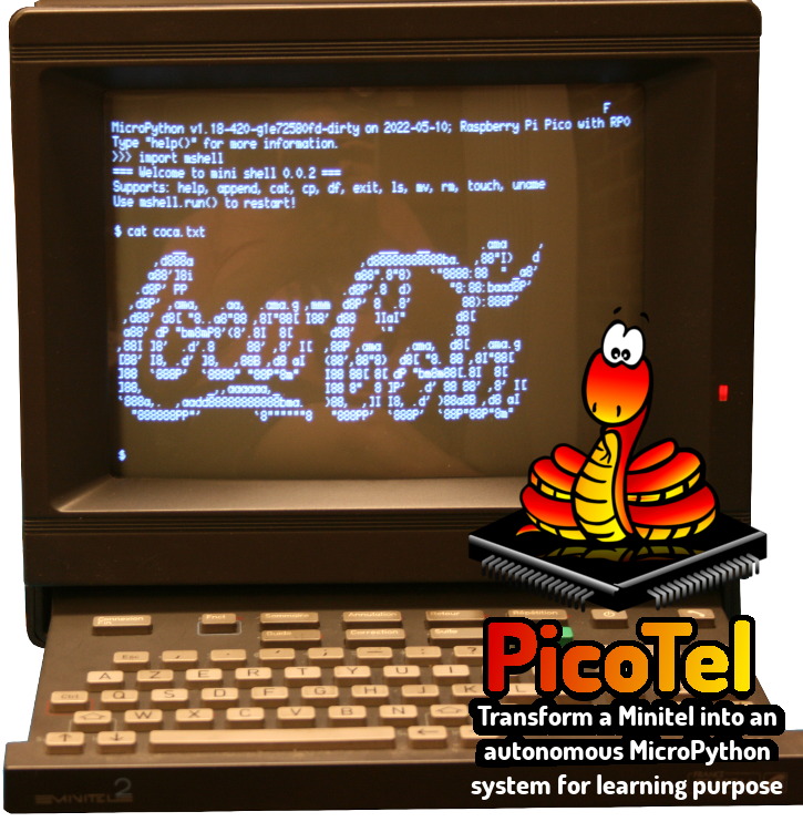 picotel - Raspberry-Pi + Minitel