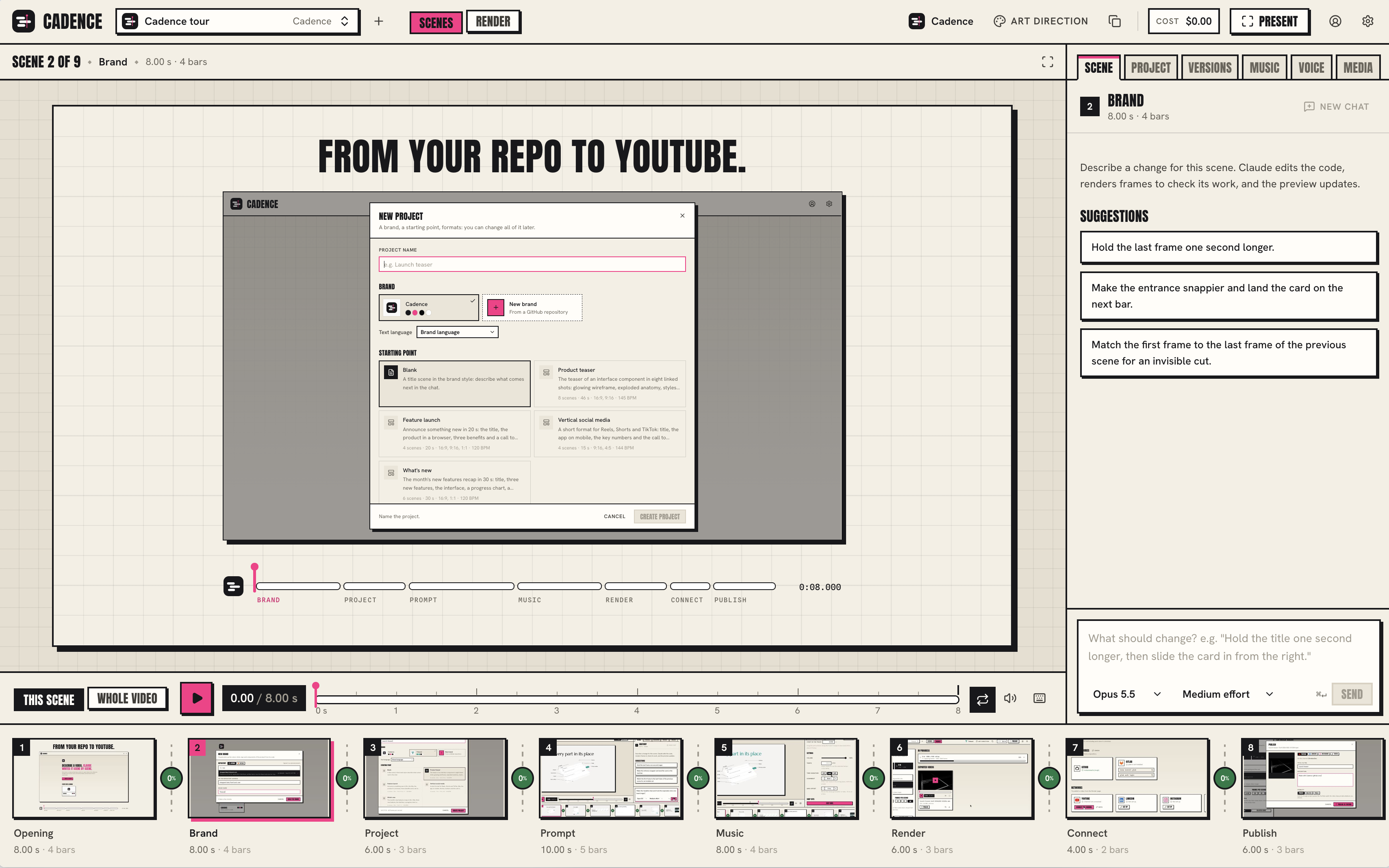 Cadence screenshot