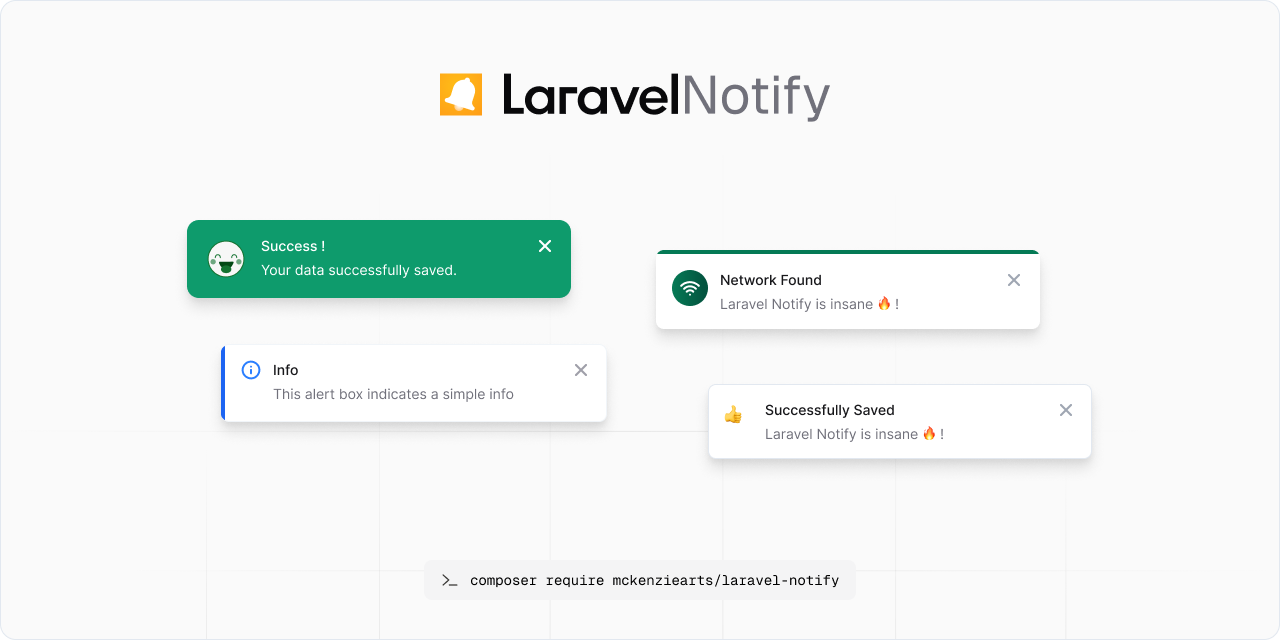 Laravel Notify Banner