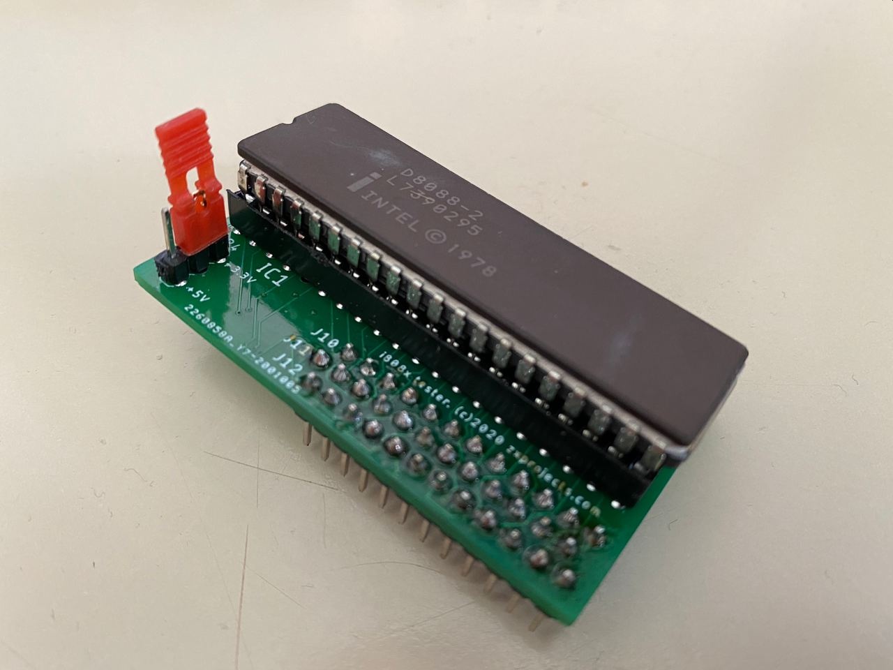 Image of PCB board soldered