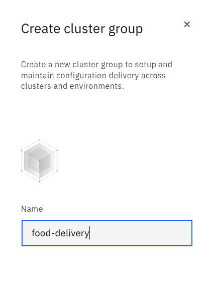 Create Cluster Group