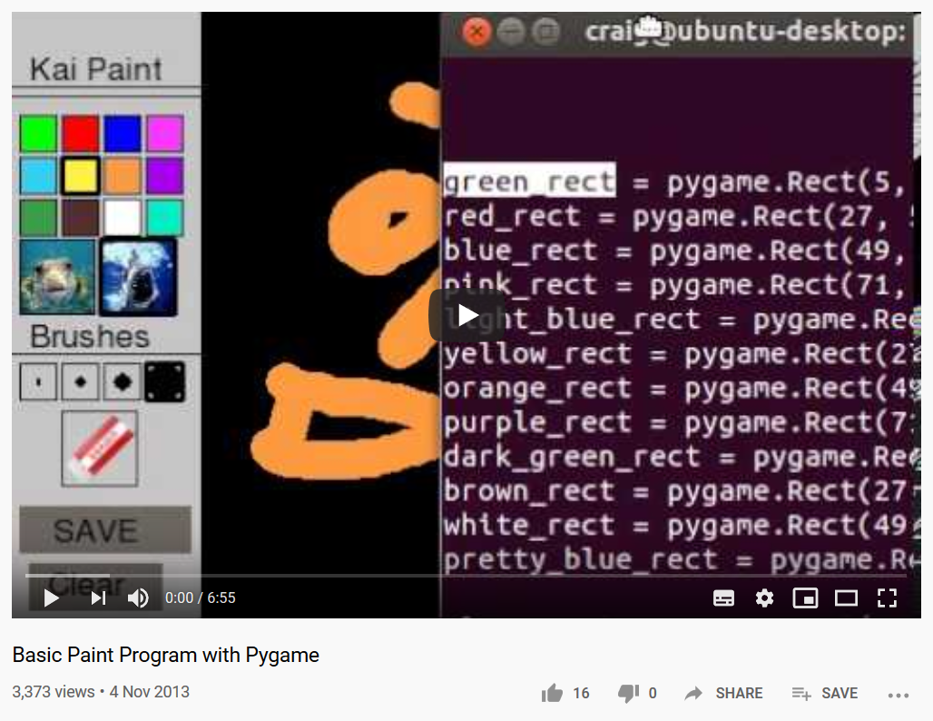 Youtube paint video