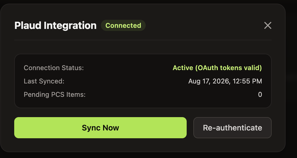 Plaud Device Sync