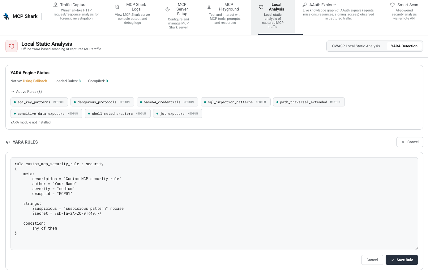 Adding a custom YARA rule