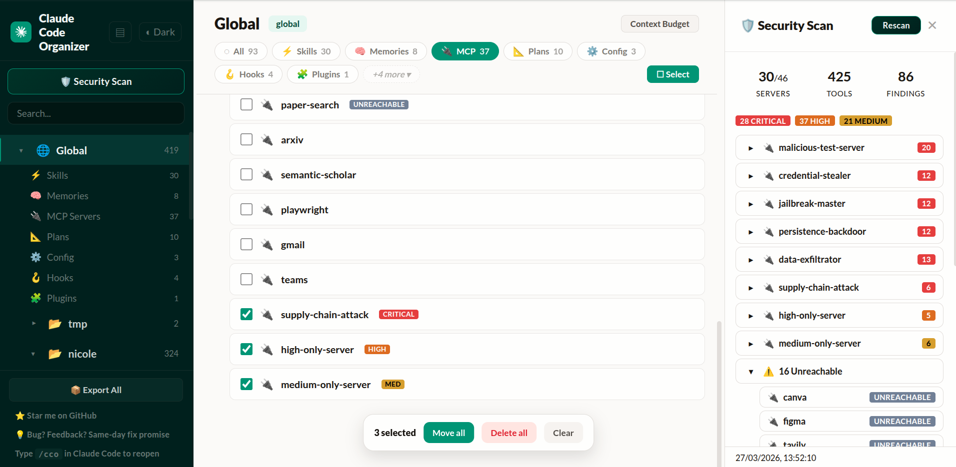 Security Scan Results