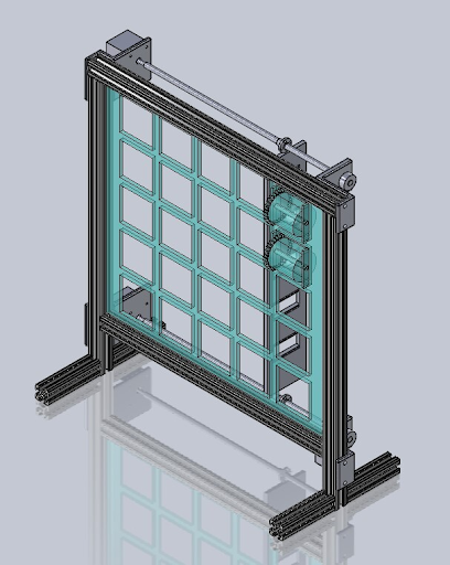 A view of our sprint 2 design as it was in the CAD